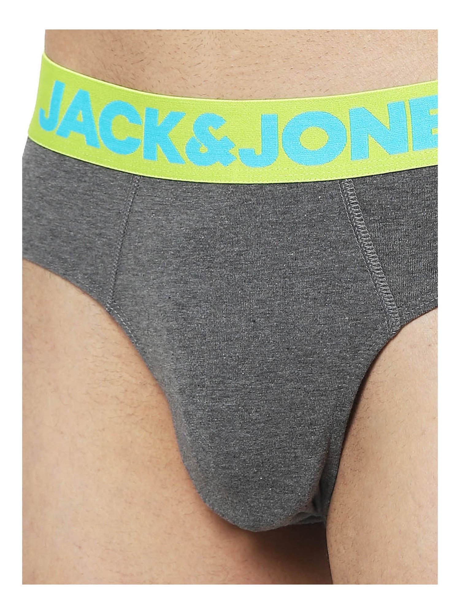 Levi's Grey Cotton Regular Fit Briefs