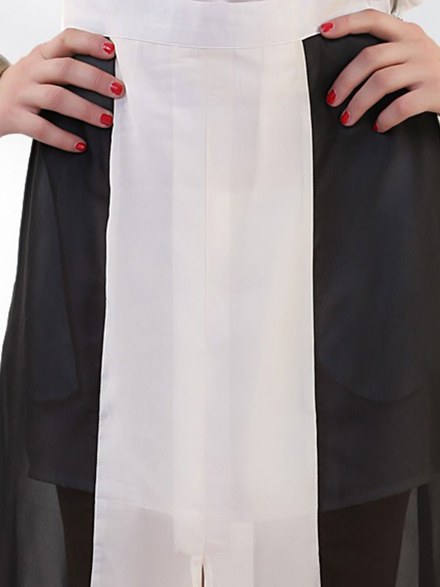 Belle Fille Black & White Maxi Skirt