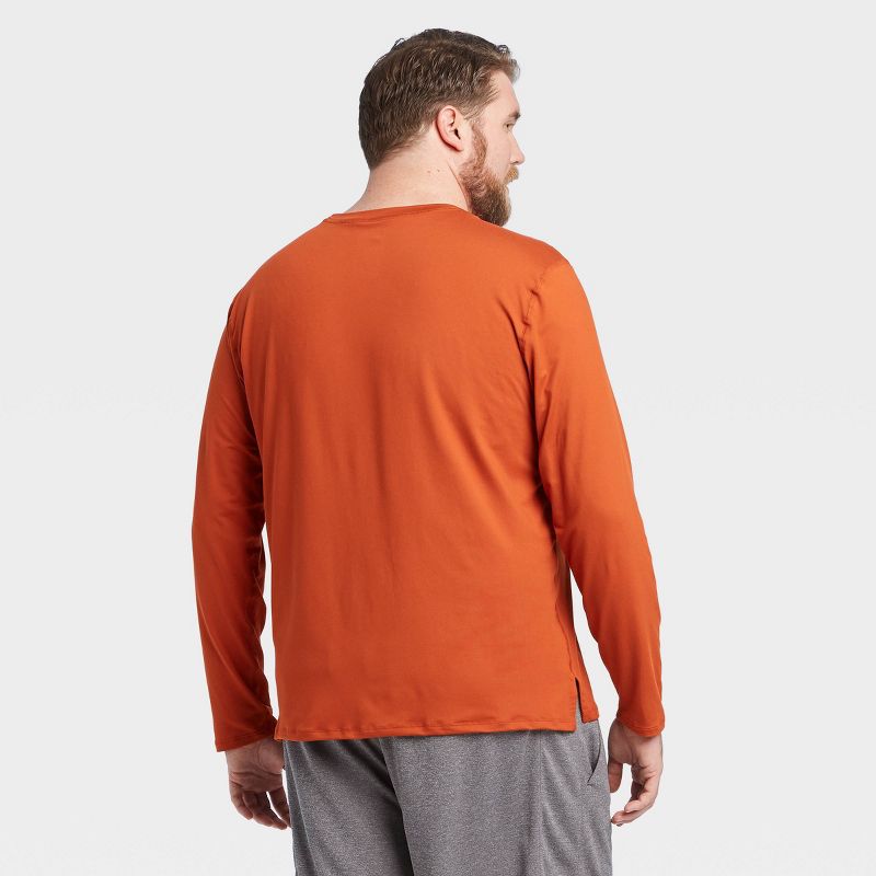 Men's Long Sleeve Performance T-Shirt - All in Motion™ Orange XXL