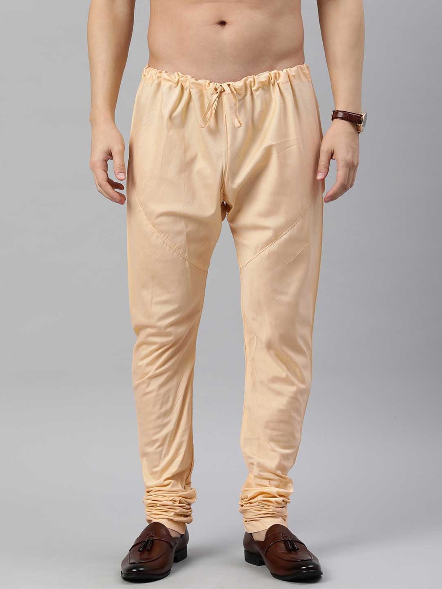 Manthan Cream Regular Fit Churidars