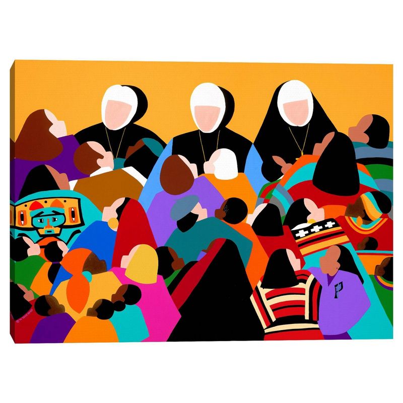 30" x 40" Sisters of Providence by Synthia Saint James Canvas Art Print - Masterpiece Art Gallery