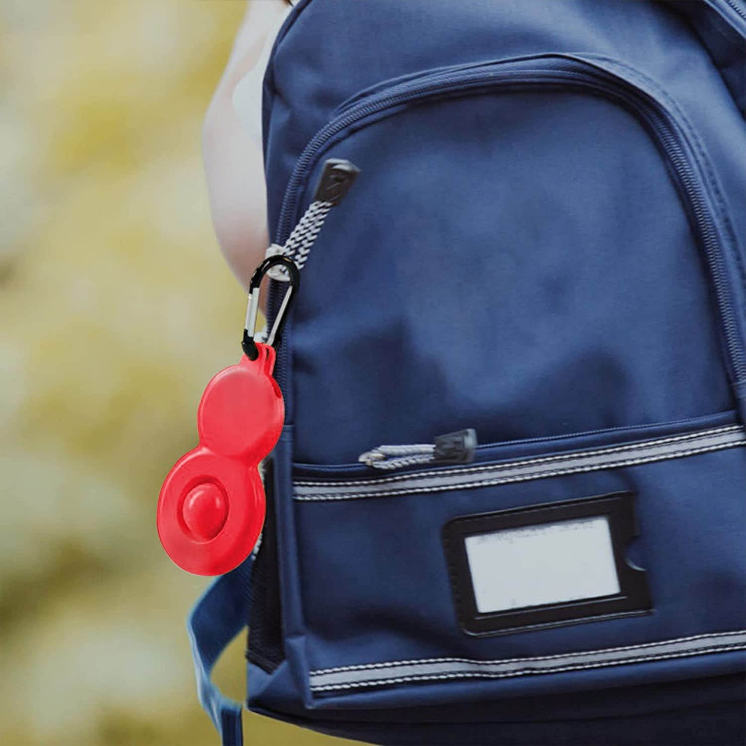 UNIV AirTag Case Keychain Fidget Popper, Silicone Protective Cover for Apple Air Tag Key Finder Tracker Holder, Keyring for Apple Air Tag - Secure - Key Ring Airtag Accessories