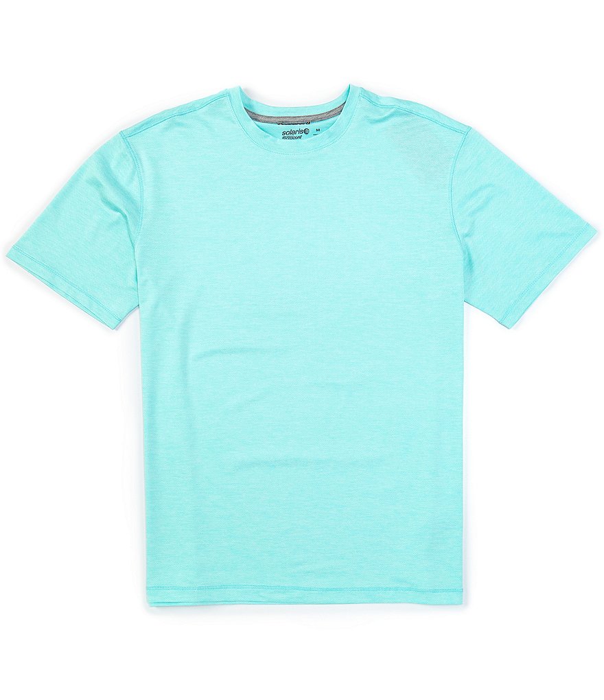 Solaris Powered by CoolCore Short-Sleeve Striated Crew Neck Performance Tee