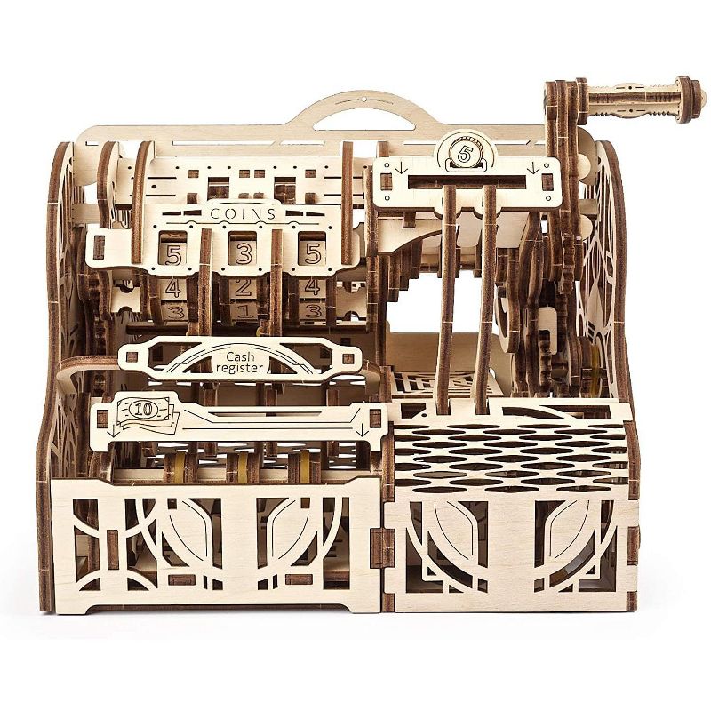 UGears Models UGears Mechanical Models 3D Wooden Puzzle | Cash Register
