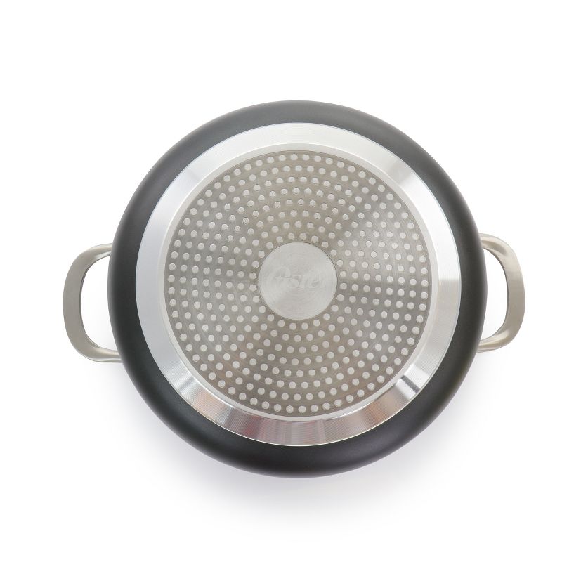 Meyer Corporation Anolon Nouvelle Copper Luxe Hard-Anodized Nonstick Casserole, 4-Quart, Onyx