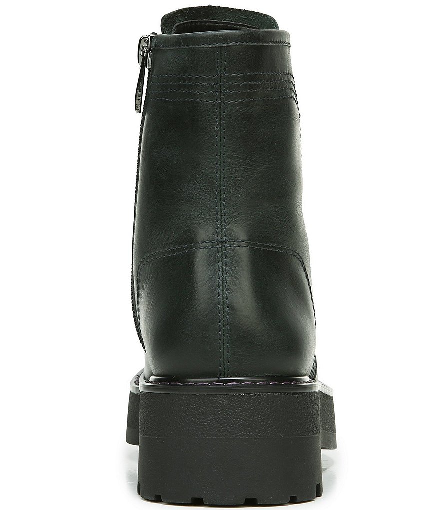 Franco Sarto Jensine Leather Combat Booties