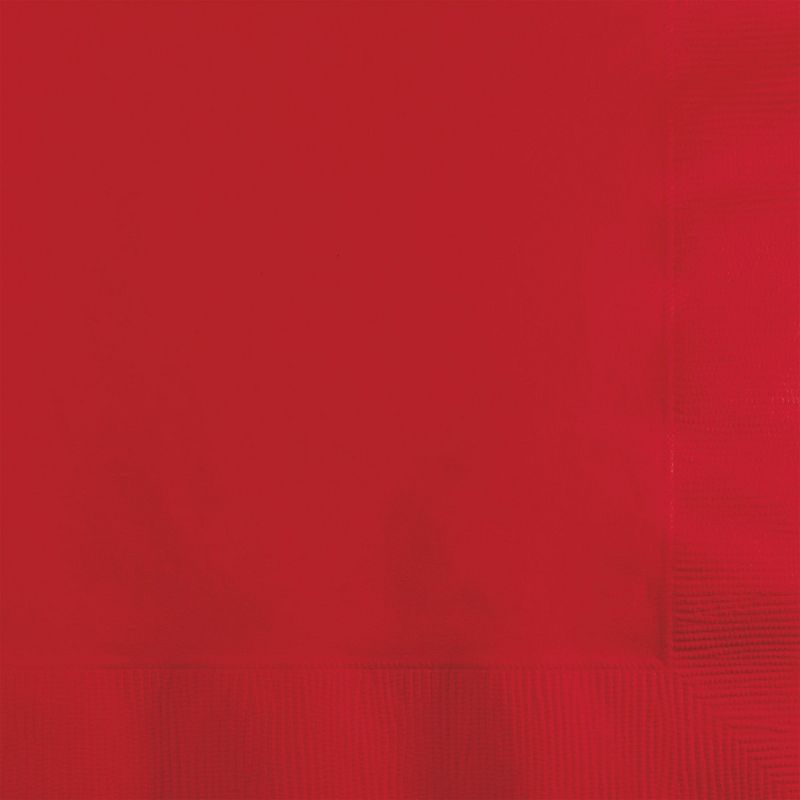 Touch of Color Classic Red Beverage Napkins, 200 pk 251031