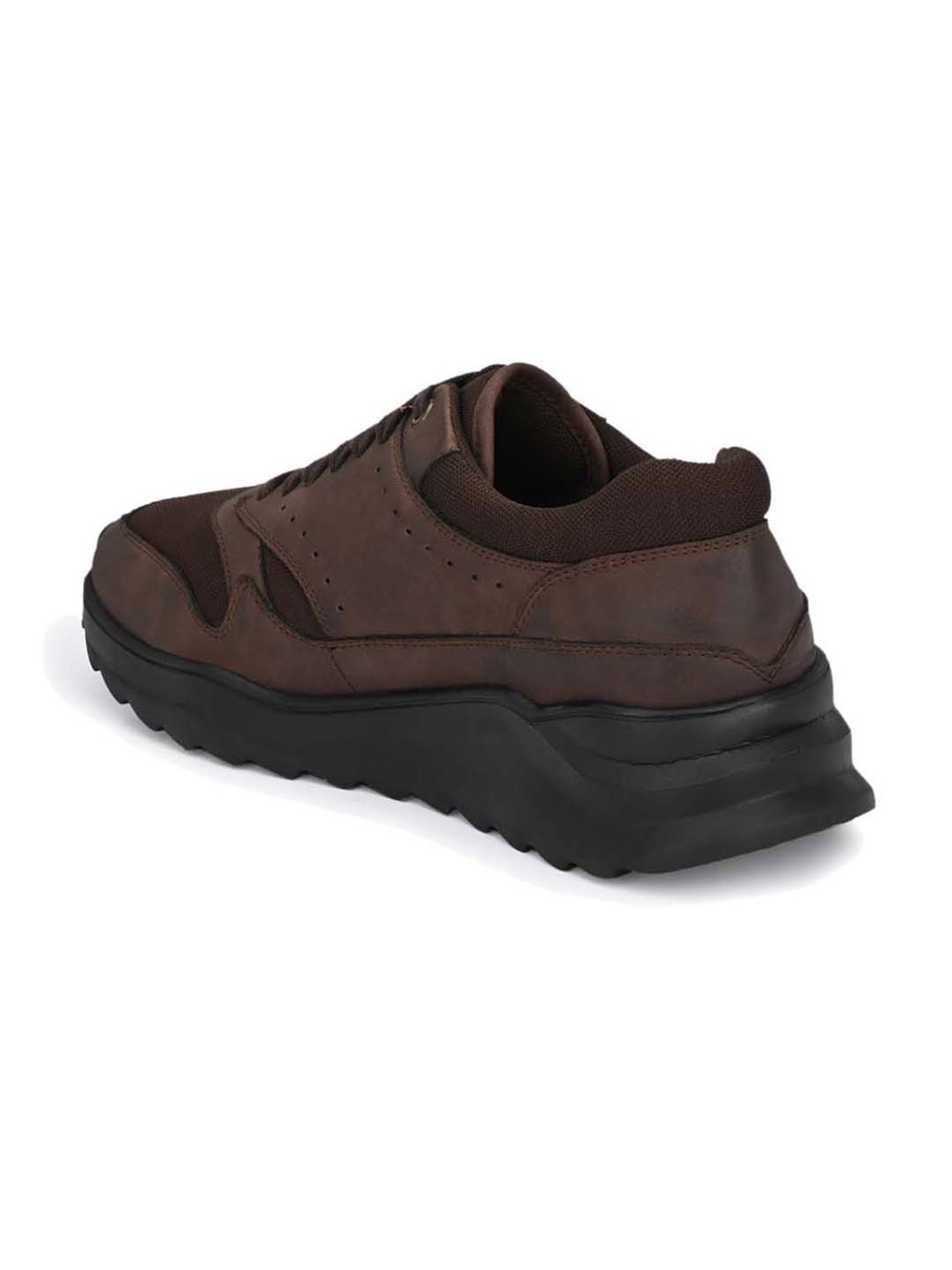 Delize Men's Brown Casual Sneakers