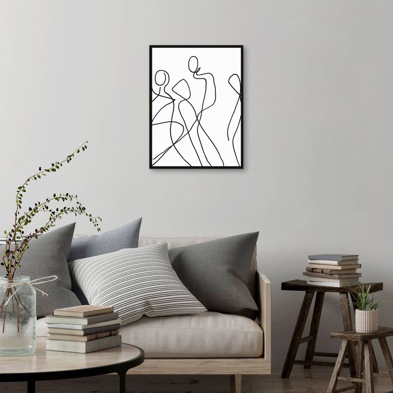 18" x 24" The Dance by Nikki Chu Framed Canvas Art Print - Masterpiece Art Gallery