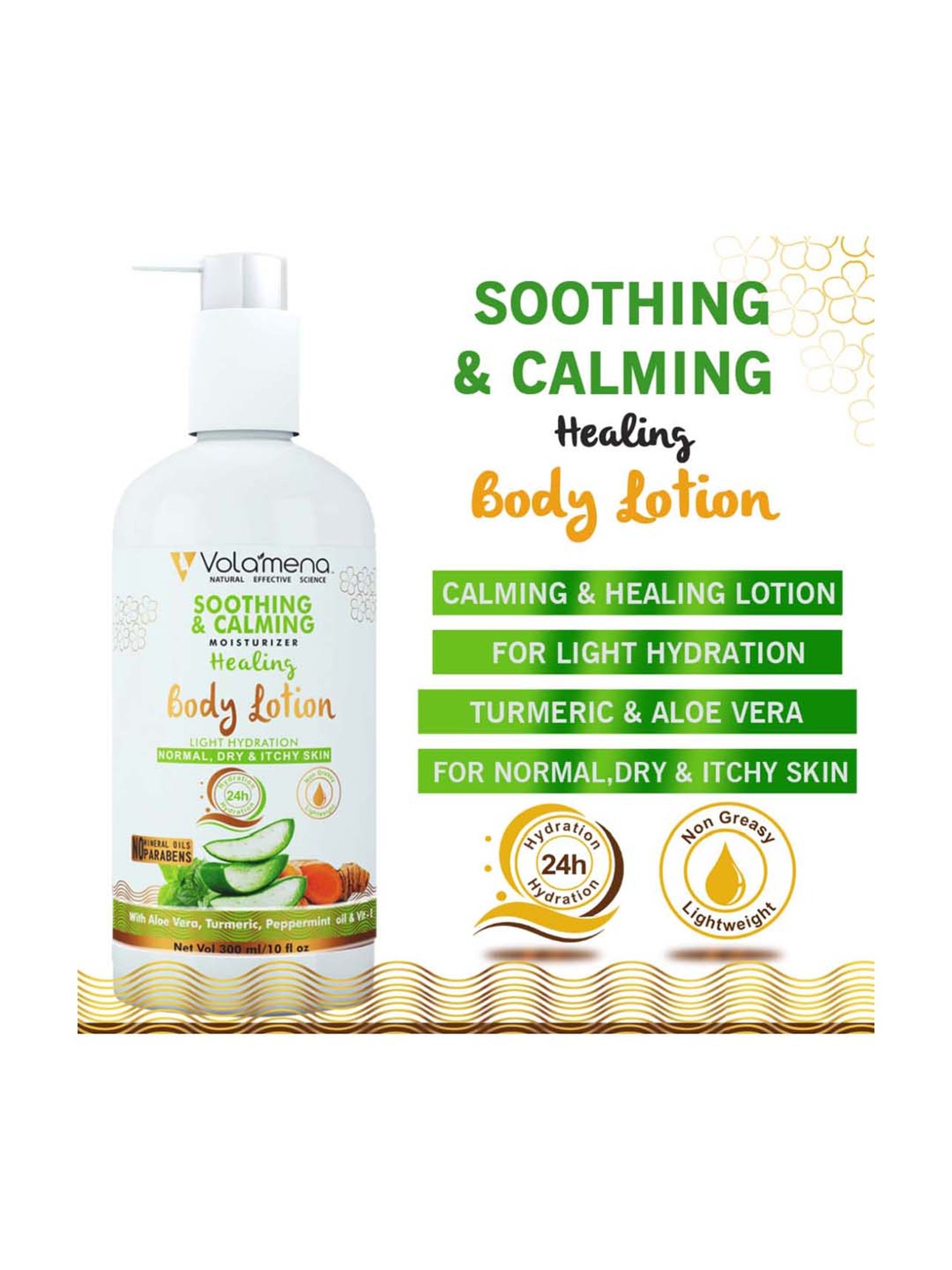 Volamena Soothing, Calming And Healing Body Lotion - 300 ml