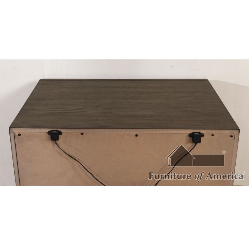 Konnor 2 Drawer Nightstand Warm Gray - HOMES: Inside + Out