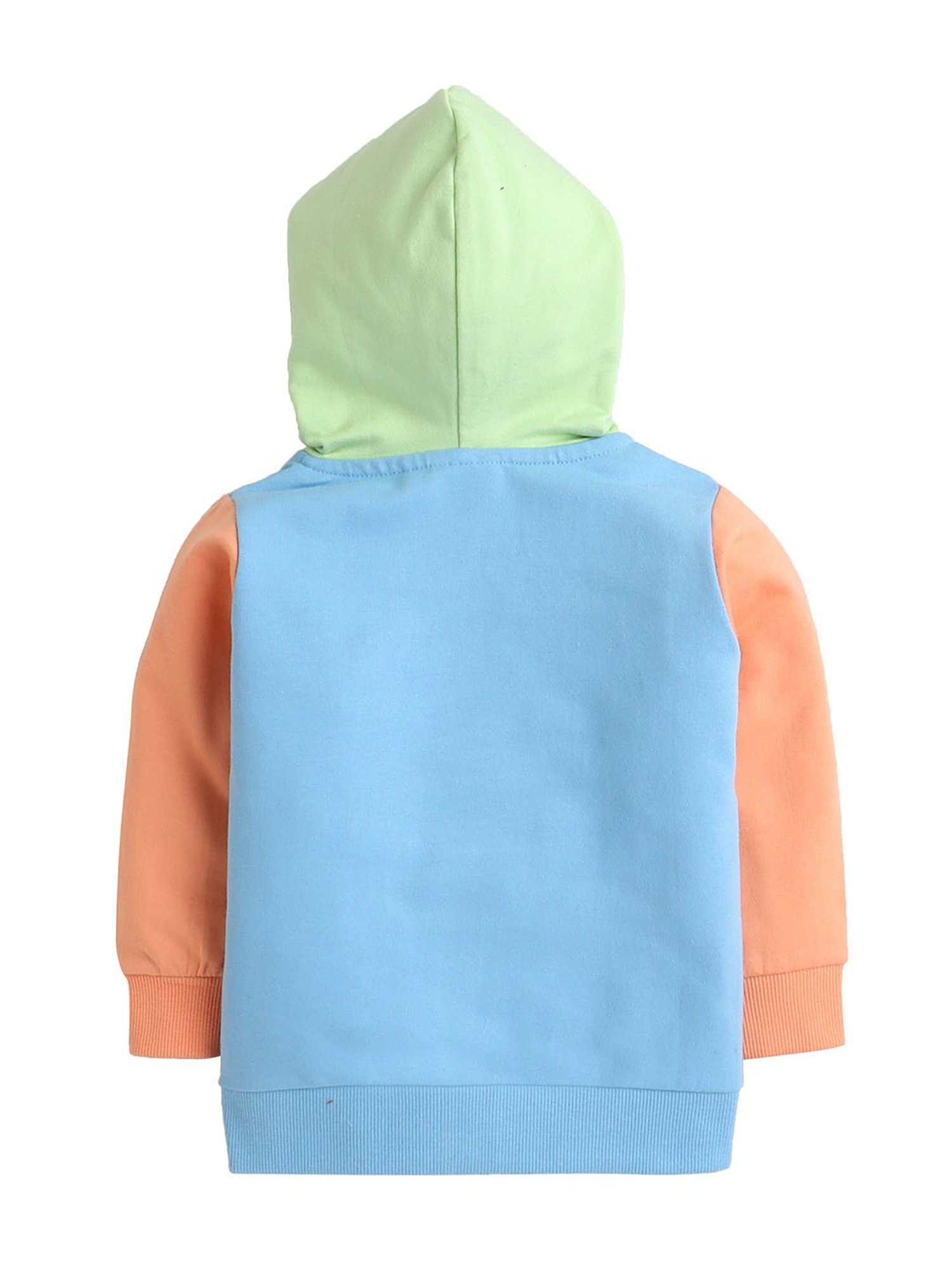 Bumzee Kids Blue Printed Full Sleeves Sweatshirt