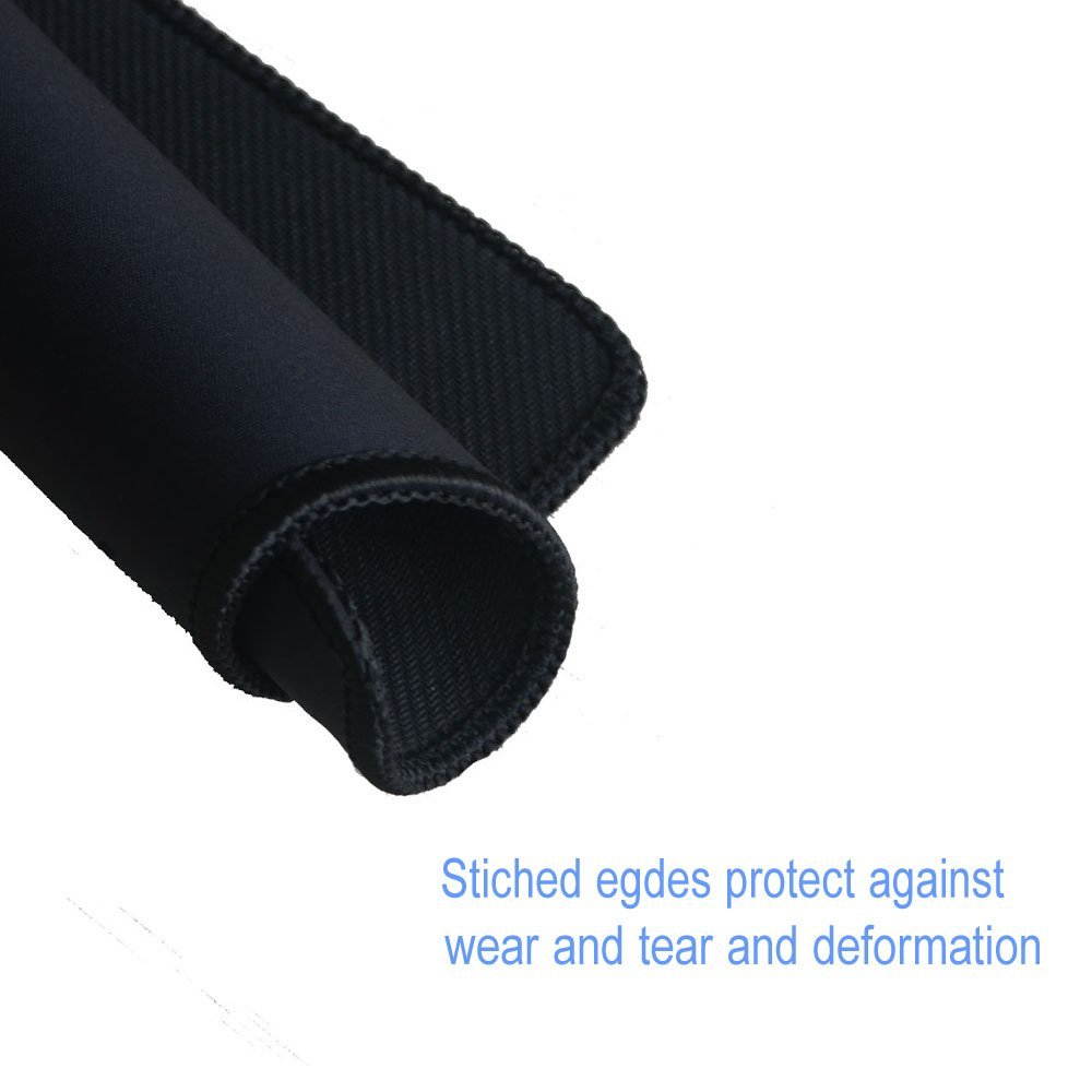 ANIVIA G30 PC Professional Gaming Mouse Pad/Mat with Stitched Edges 3mm Thick Non-Slip Waterproof Rubber Base for Mouse (Black) Size:11.81"x9.84"x0.12"