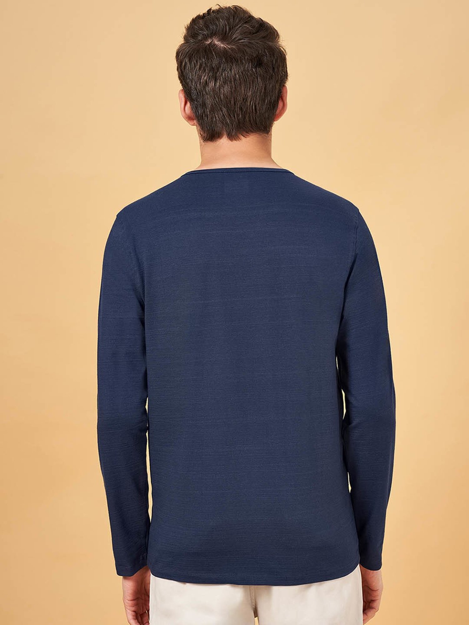 Urban Ranger by Pantaloons Navy Slim Fit T-Shirt