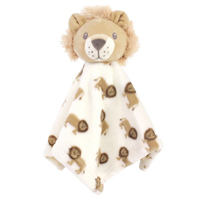 Hudson Baby Infant Plush Blanket with Security Blanket, Unisex Lion, One Size