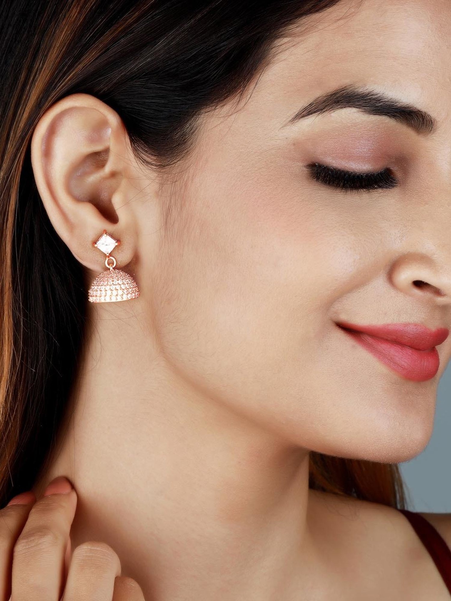 GIVA 92.5 Sterling Silver Forever Elegant Jhumki for Women