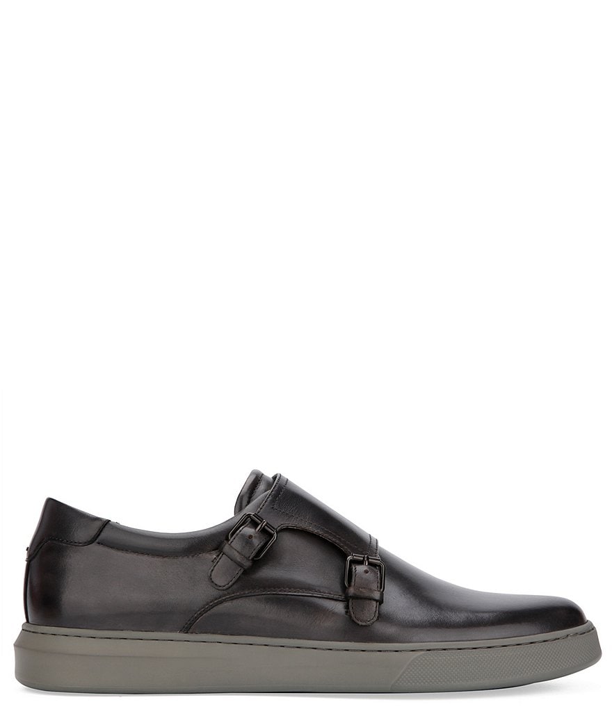 Kenneth Cole New York Men's Liam Leather Monk Strap Shoes