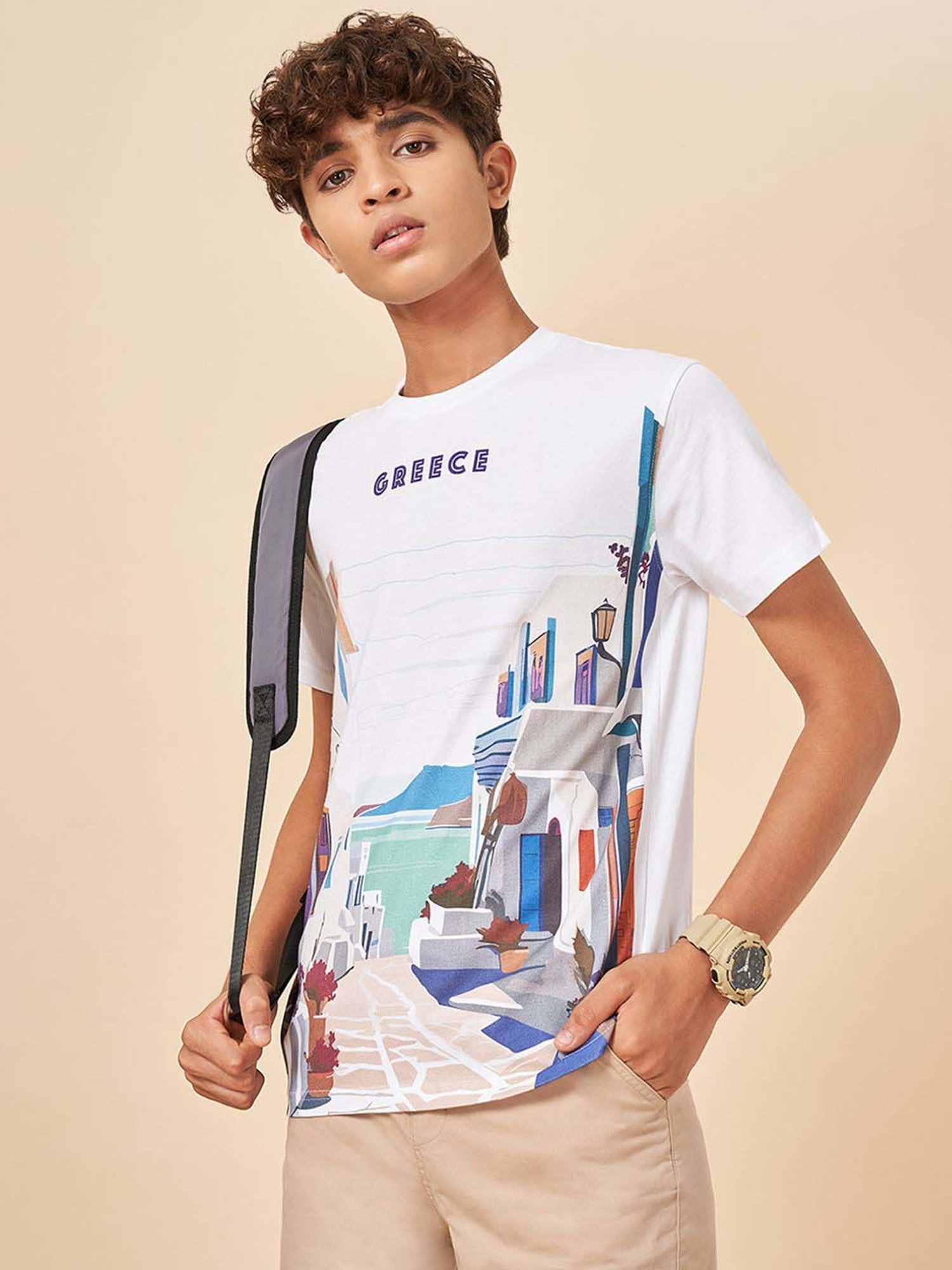 Coolsters by Pantaloons Kids Multicolor Cotton Graphic T-Shirts