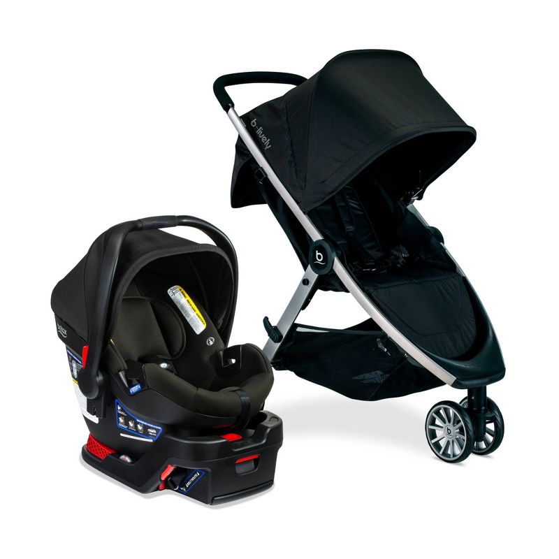 Cybex Eezy S+2 Travel System with Aton 2 Infant Car Seat - Deep Black