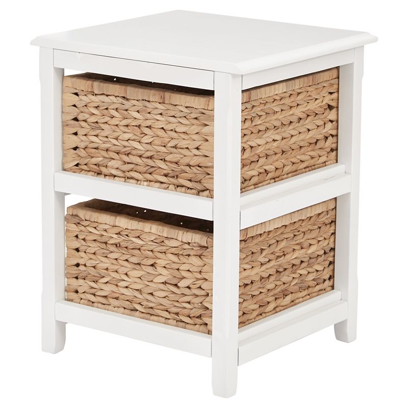Seabrook Two Storage Unit White - OSP Home Furnishings