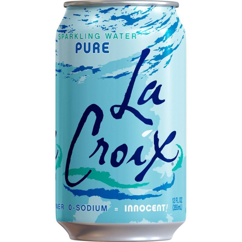 LaCroix Pure Sparkling Water - 8pk/12 fl oz Cans