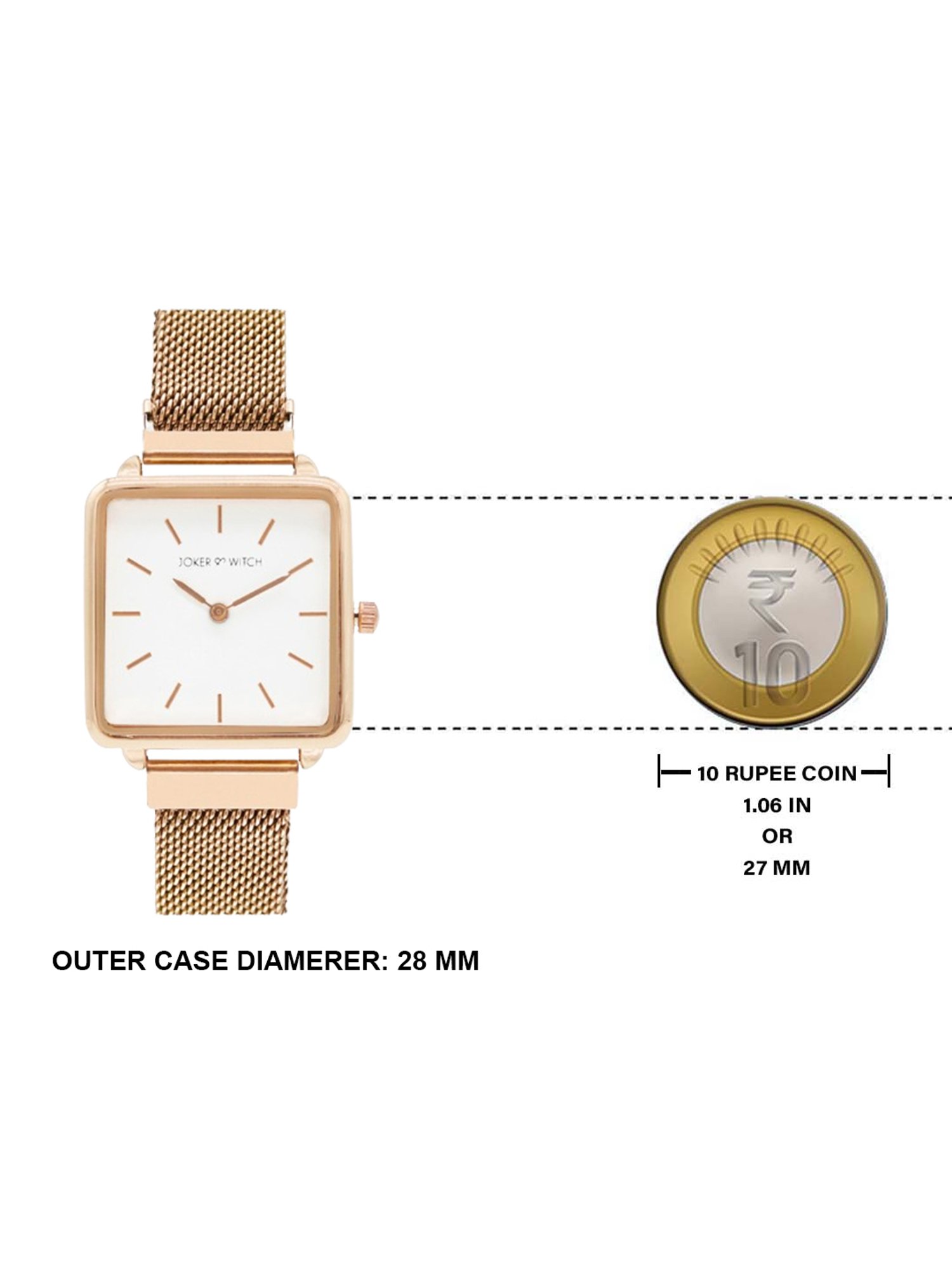 Joker & WItch JWLS292 Analog Watch for Women With Ring, Earring, Necklace