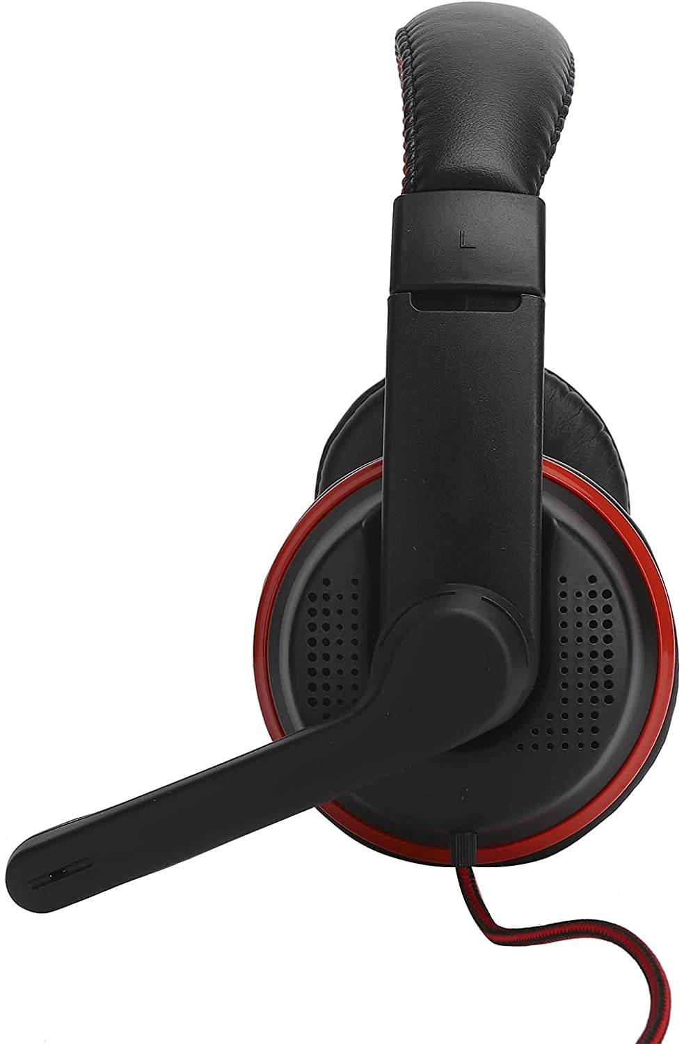 Vbestlife 3.5mm Wired Gaming Headset,Universal Wired Over?Ear Gaming Headphone Volume Control,Adjustable PC Headset with Microphone for PS4 Laptop Tablet PC(Black)