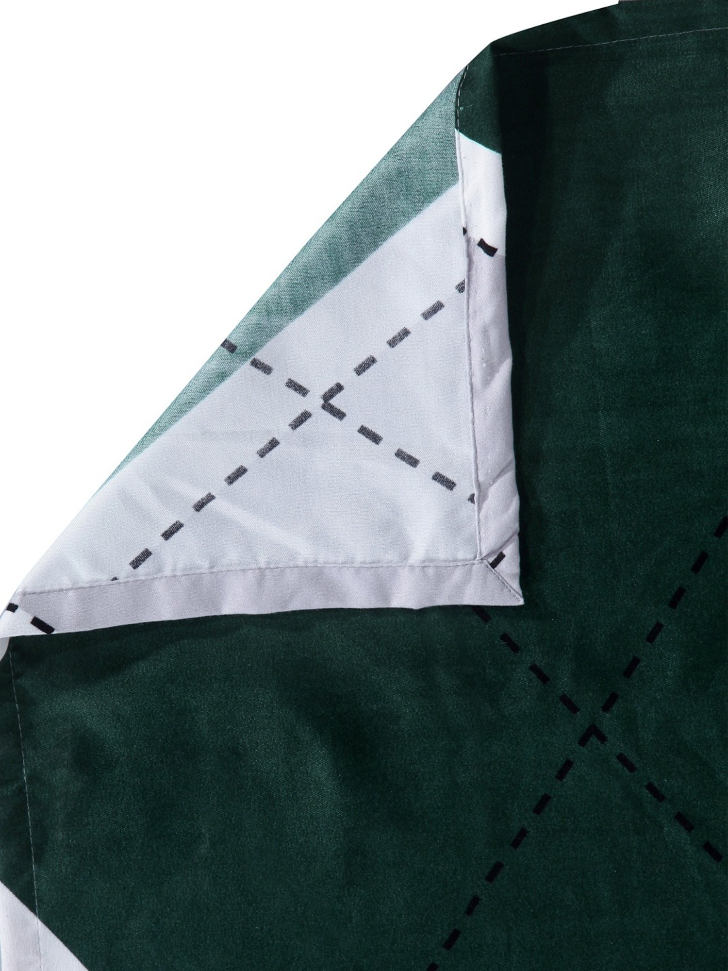 Klotthe Abstract Multicolor 210 TC Cotton Blend Single Bedsheet with 1 Pillow Cover