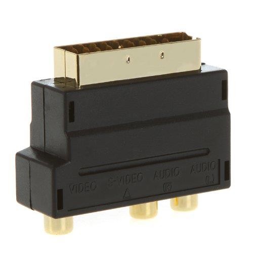 Brand  RGB Scart to Composite RCA+S-Video AV TV Audio Adapter