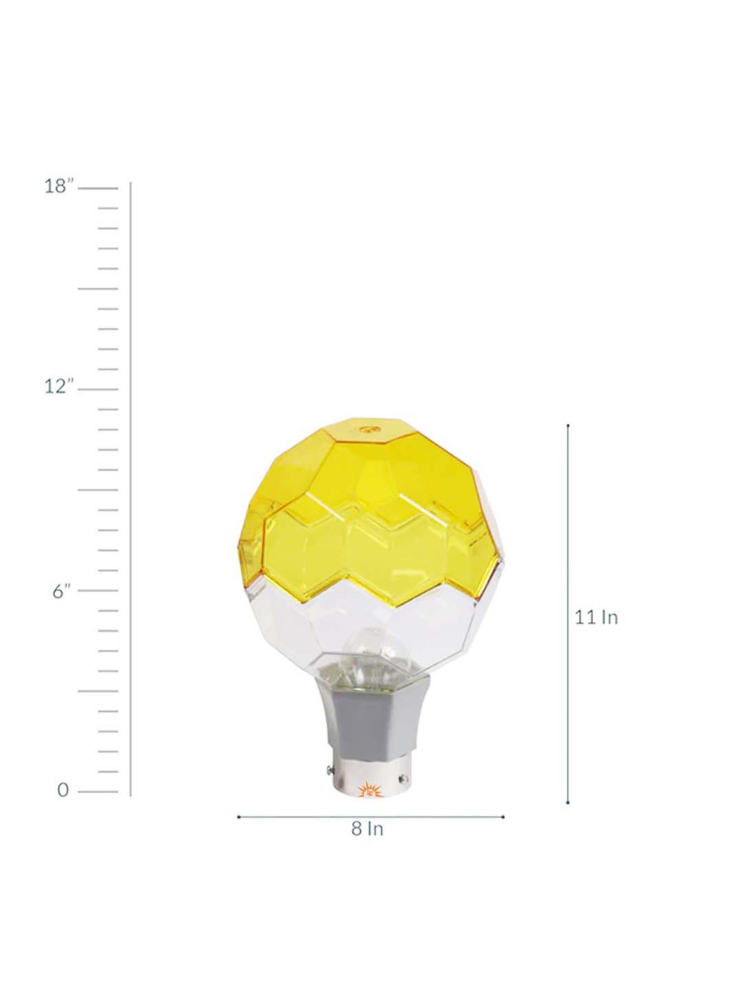 DecorativeRay Yellow PVC Gate Light - Set of 1