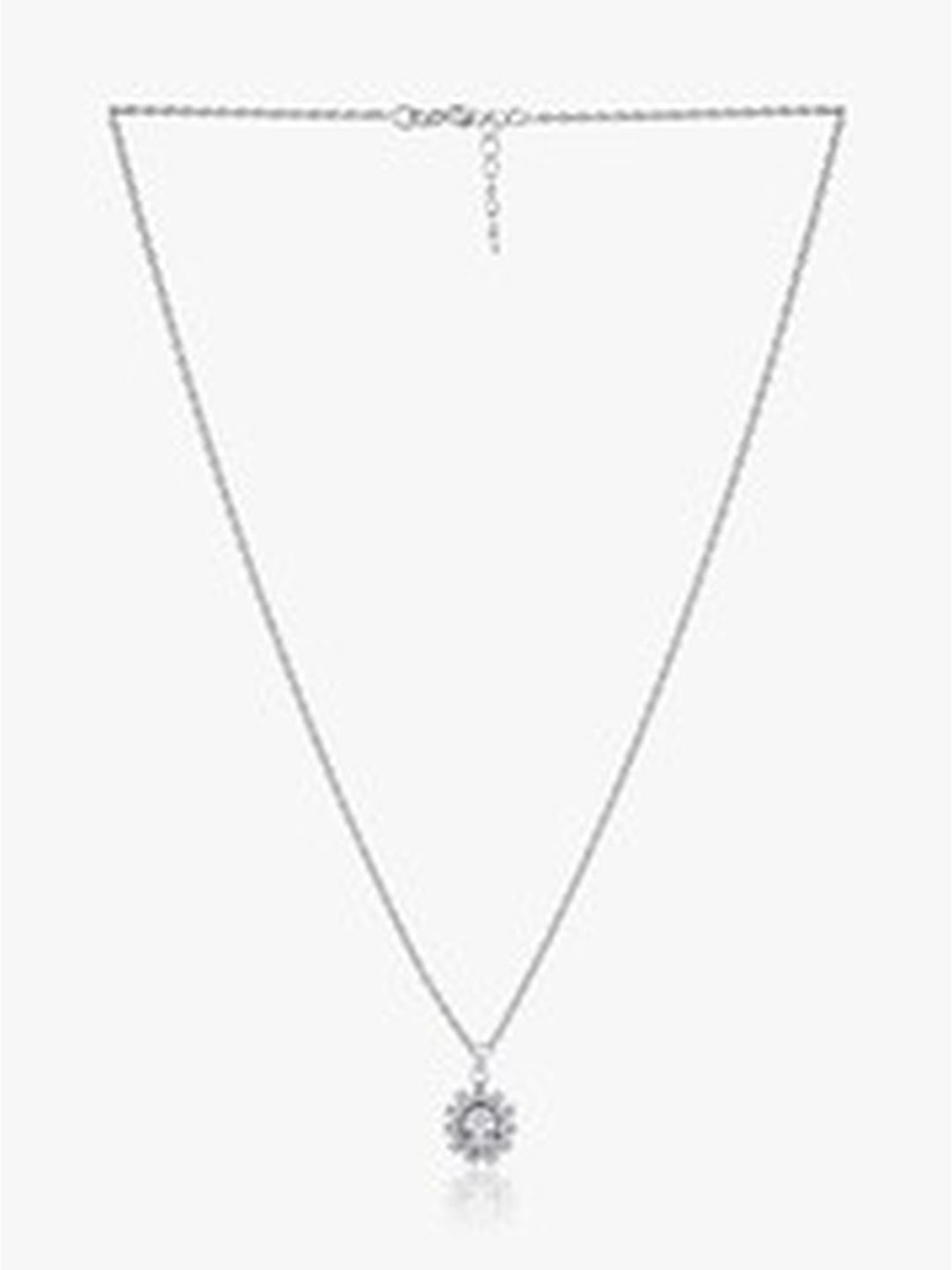 March by FableStreet 92.5 Sterling Silver Classic Shine Pendant for Women