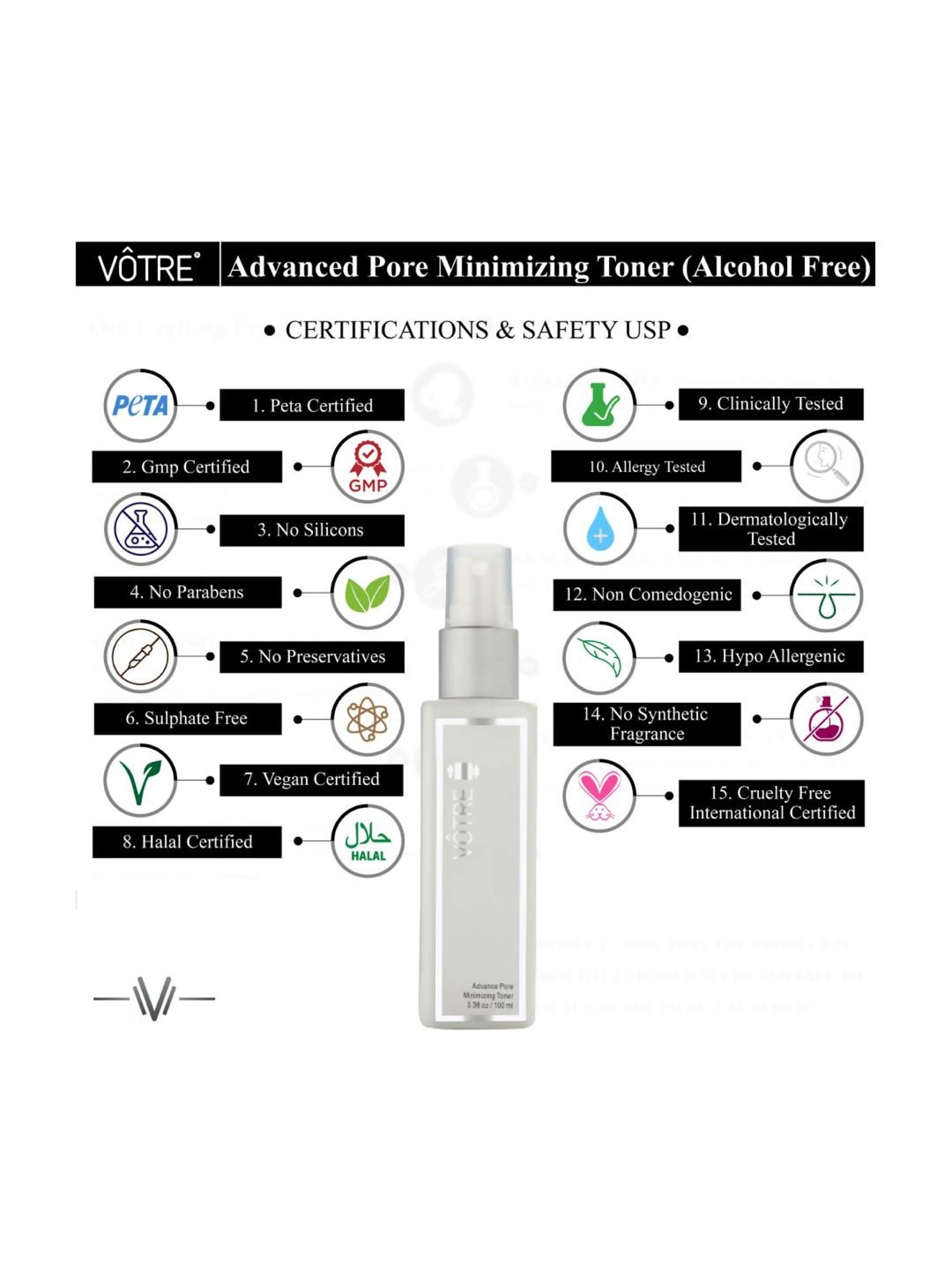 Votre Advance Pore Minimising Toner - 100 ml