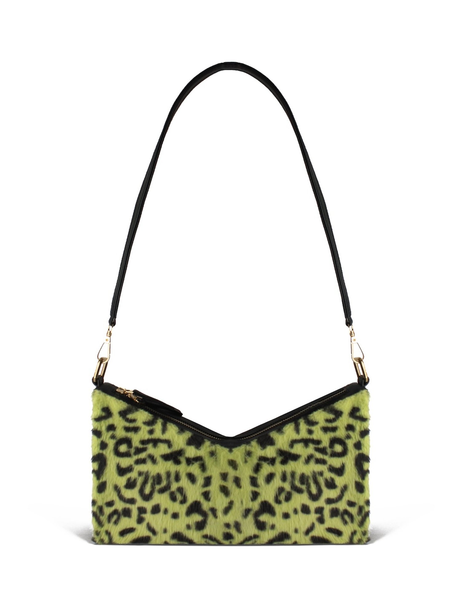 Modern Myth Green Animal Effect Medium Shoulder Bag