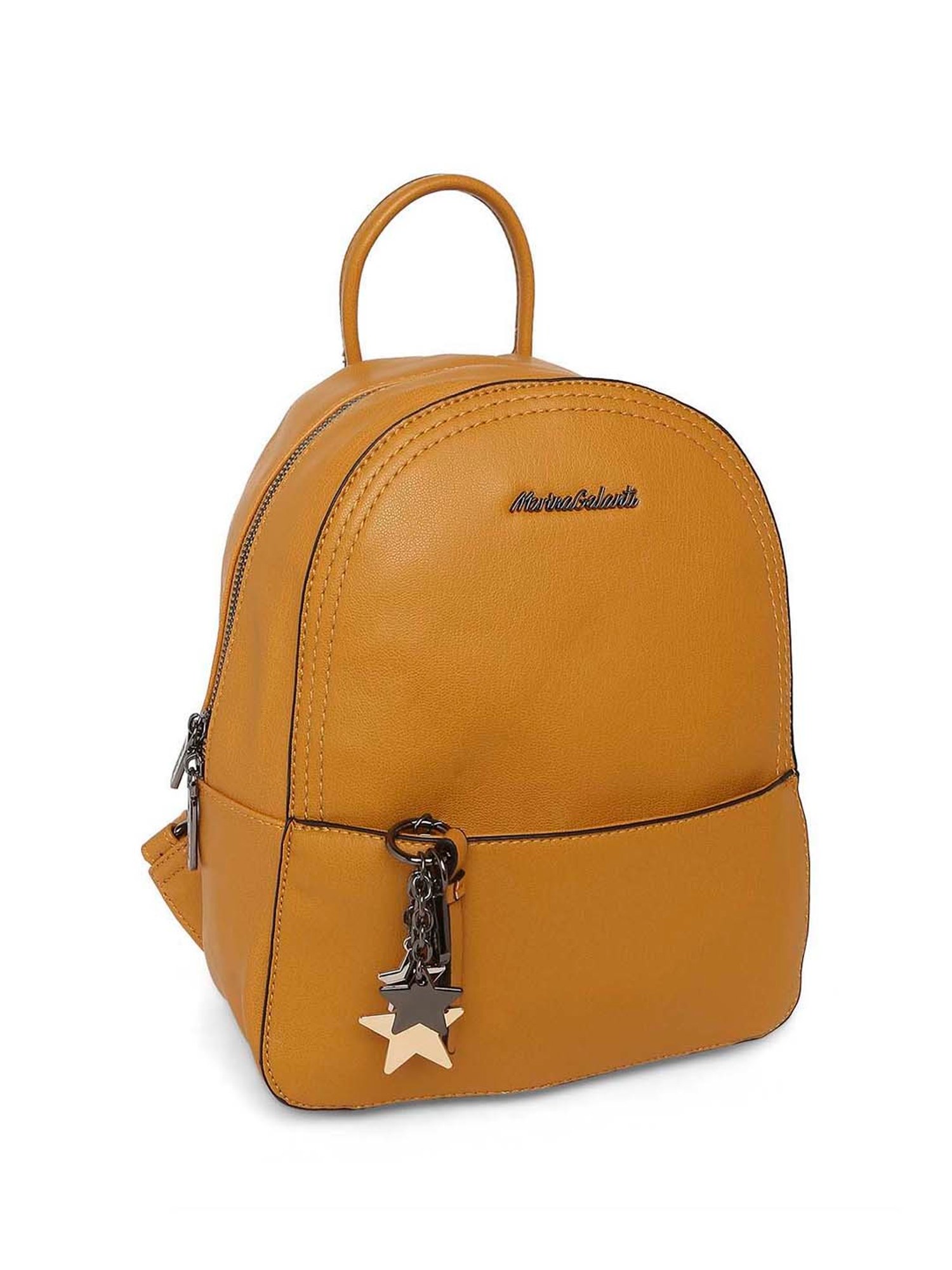 Marina Galanti Yellow Medium Backpack