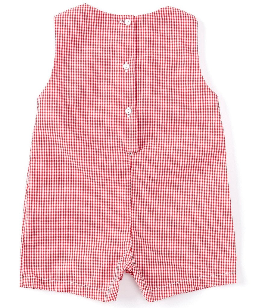 Petit Ami Baby Boys 3-24 Months Americana Fireworks Checked Jon Jon Shortall