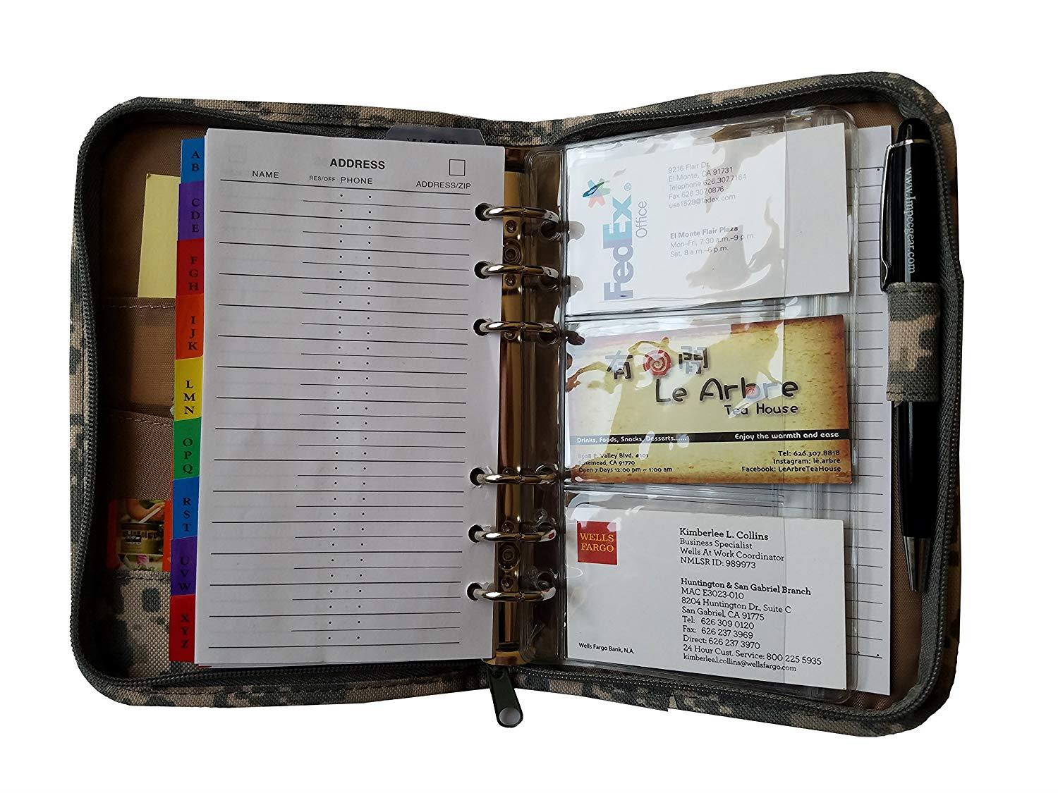 ImpecGear Camo Planner, Productivity/Financial Tracker, Organizer, Daily Calendar, Expense, Projects, Journal to Increase Productivity (PACK OF 1)