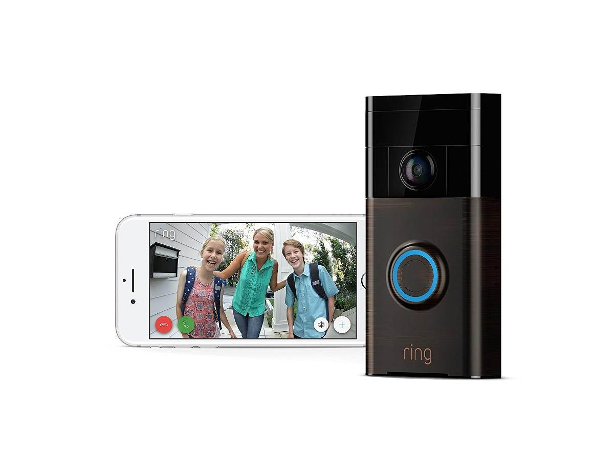 Ring Wi-Fi Enabled Video Doorbell (Venetian Bronze)