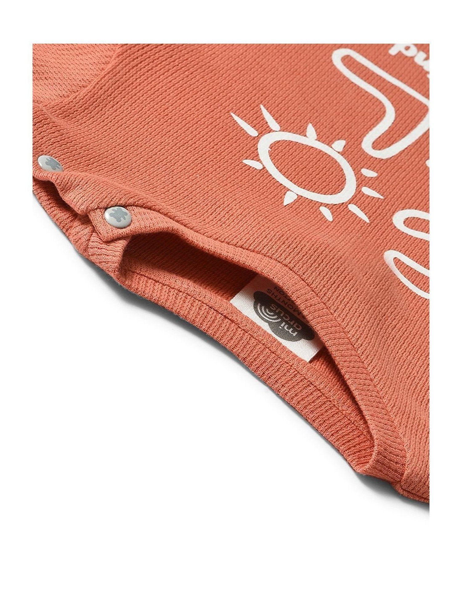 MiArcus Kids Orange Cotton Printed Full Sleeves Sweatshirt