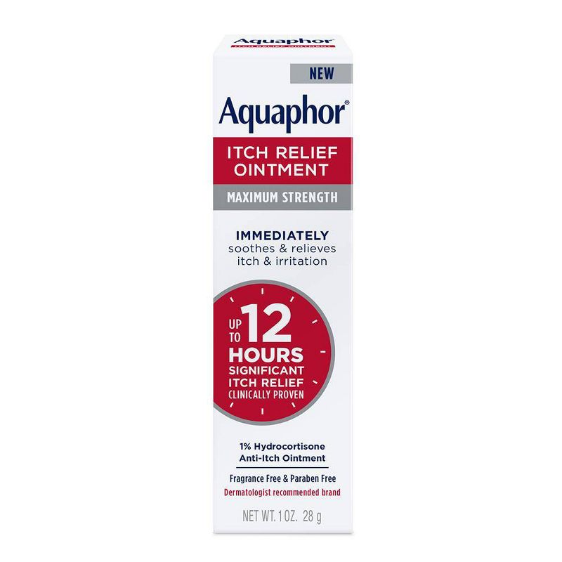 Aquaphor 1% Hydrocortisone Itch Relief Ointment - 1oz