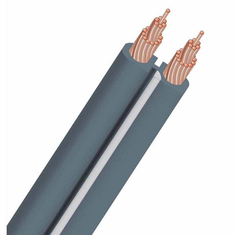 AudioQuest X2 Unterminated Gray Speaker Cable - 100 ft. (30.48m)
