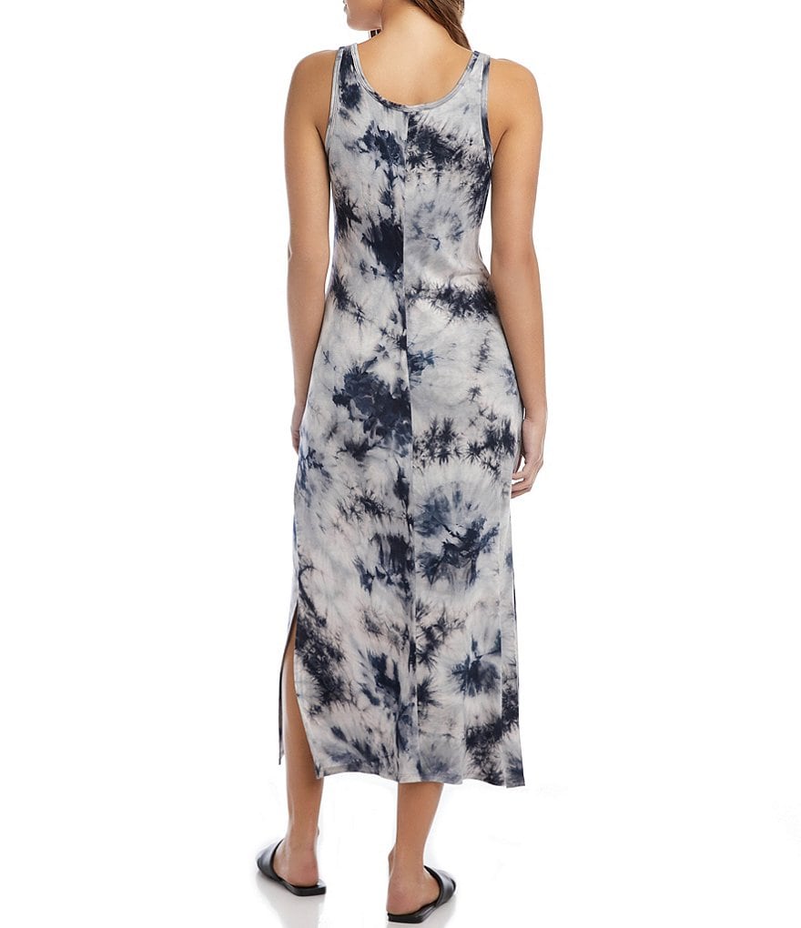 Anne Klein Sport Carlita Jewel Neck Sleeveless Midi Shift Tank Dress