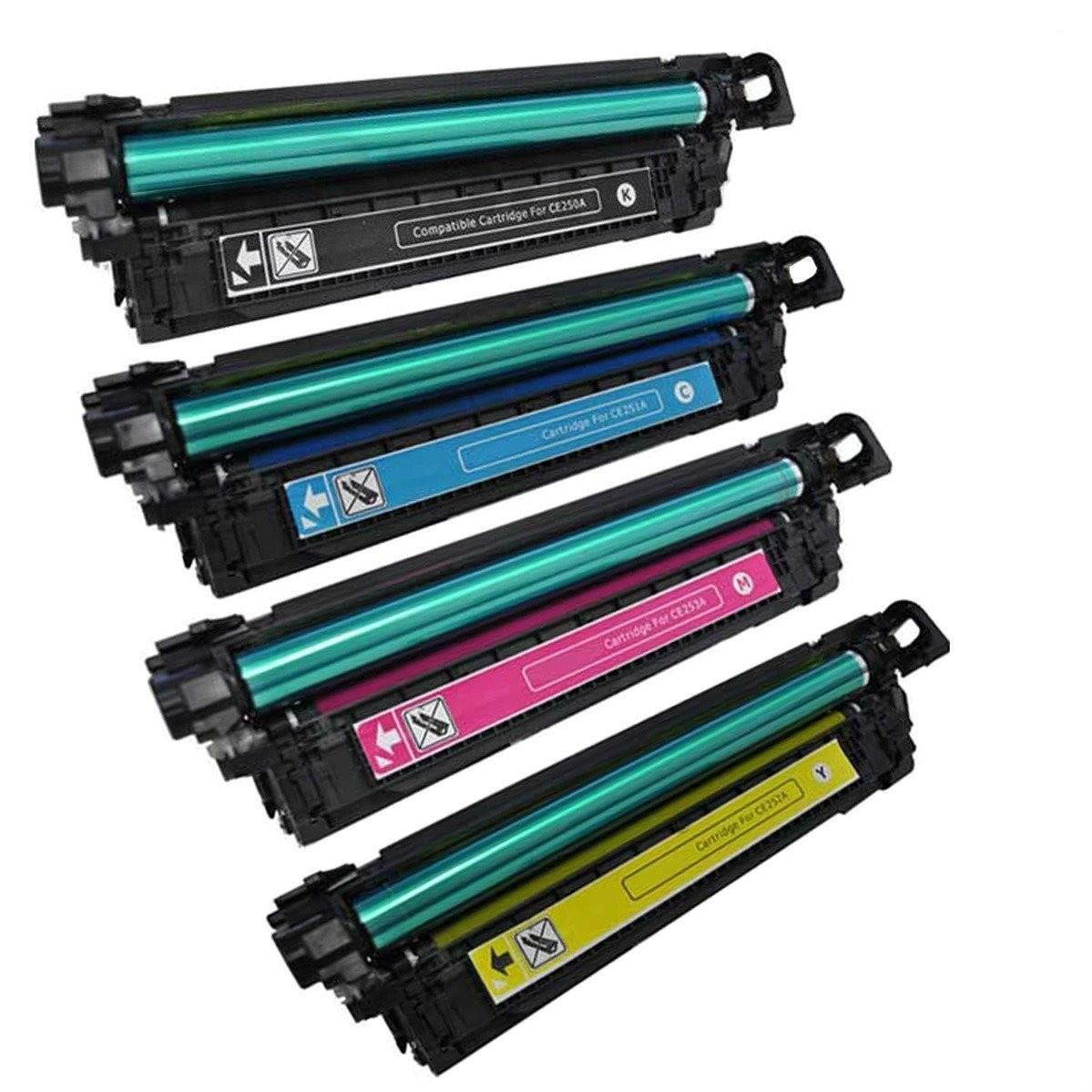 HouseOfToners Compatible Replacement for HP 504A Toner Cartridge 4PK - Black, Cyan, Magenta, Yellow