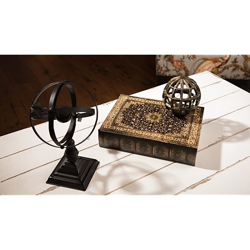 Old World DVD Storage Book Box Combo Pack- Includes One Imperial, and One Persian Design - Store Up to 96 Discs or Valuables Discretely