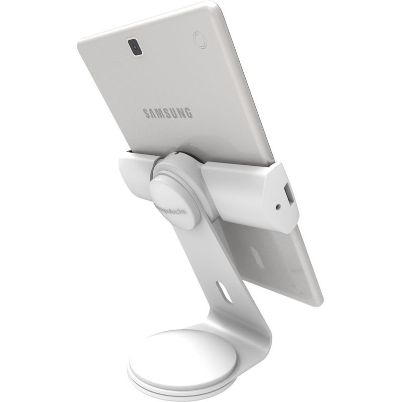 Compulocks Cling 2.0 Universal iPad Security Stand - Universal Tablet Security Stand - Up to 13" Screen Support6" Width - White