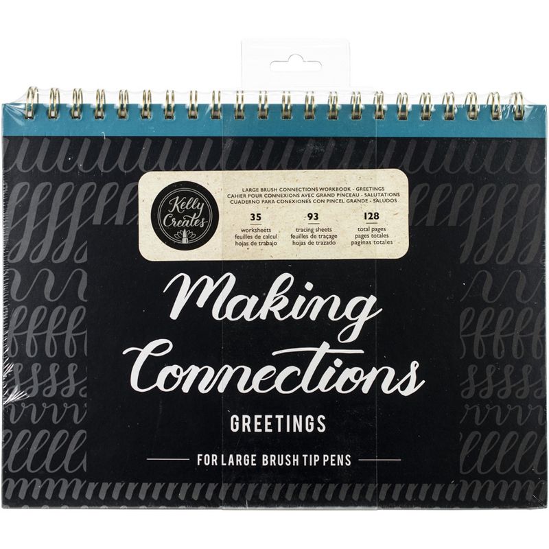 Kelly Creates Large Brush Workbook 11.6"X10" 128/Pkg-Connections/Greetings