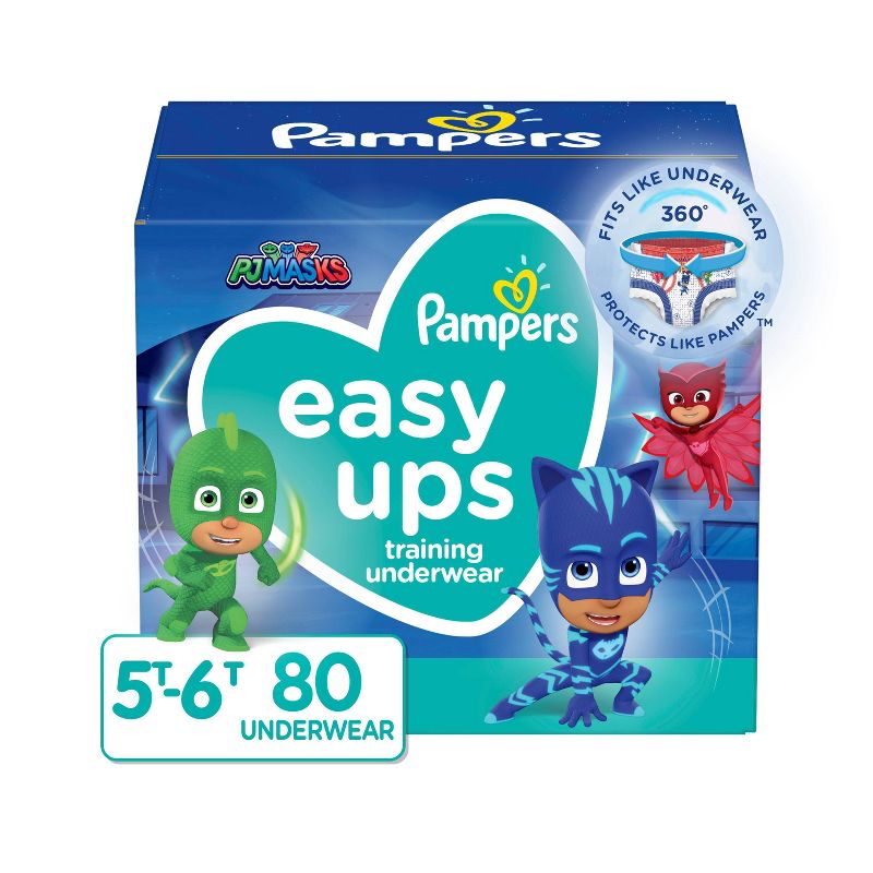 Pampers Easy Ups Boys' Training Pants Enormous Pack - Size 5T-6T - 80ct