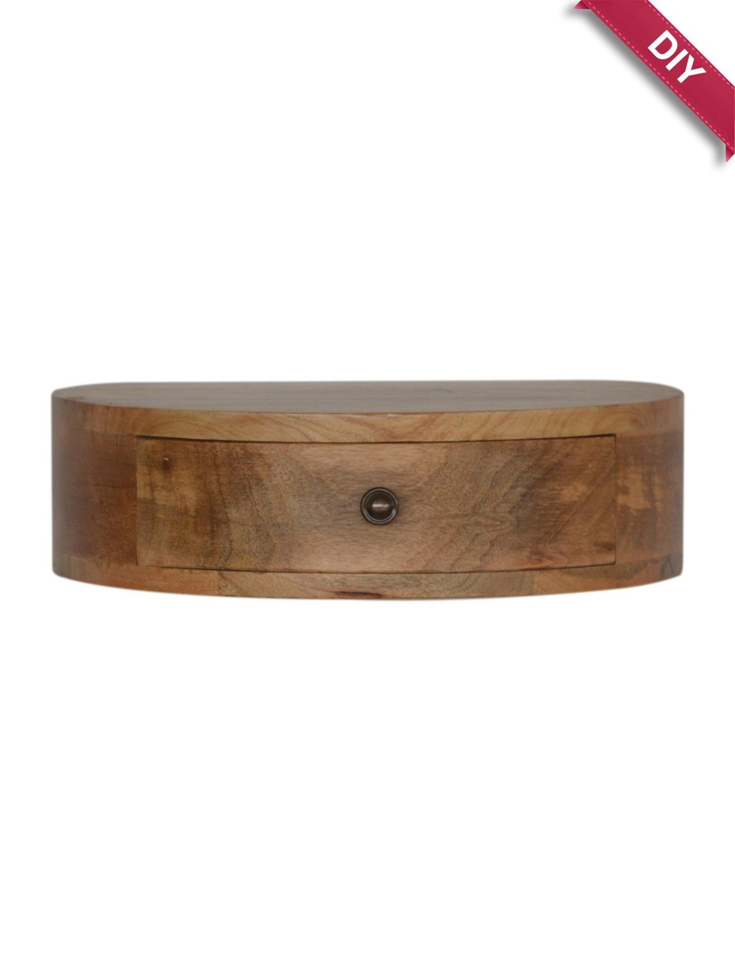 Sleepyhead Ally Teak Brown Sheesham Wood Bedside Table