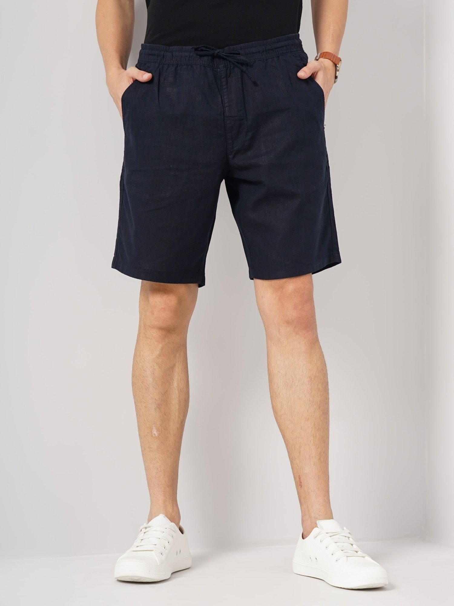 Celio Navy Loose Fit Shorts