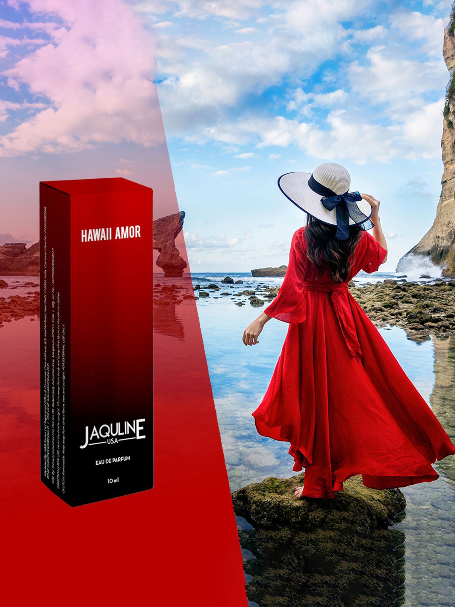 Jaquline USA Hawaii Amor Eau de Parfum - 10 ml