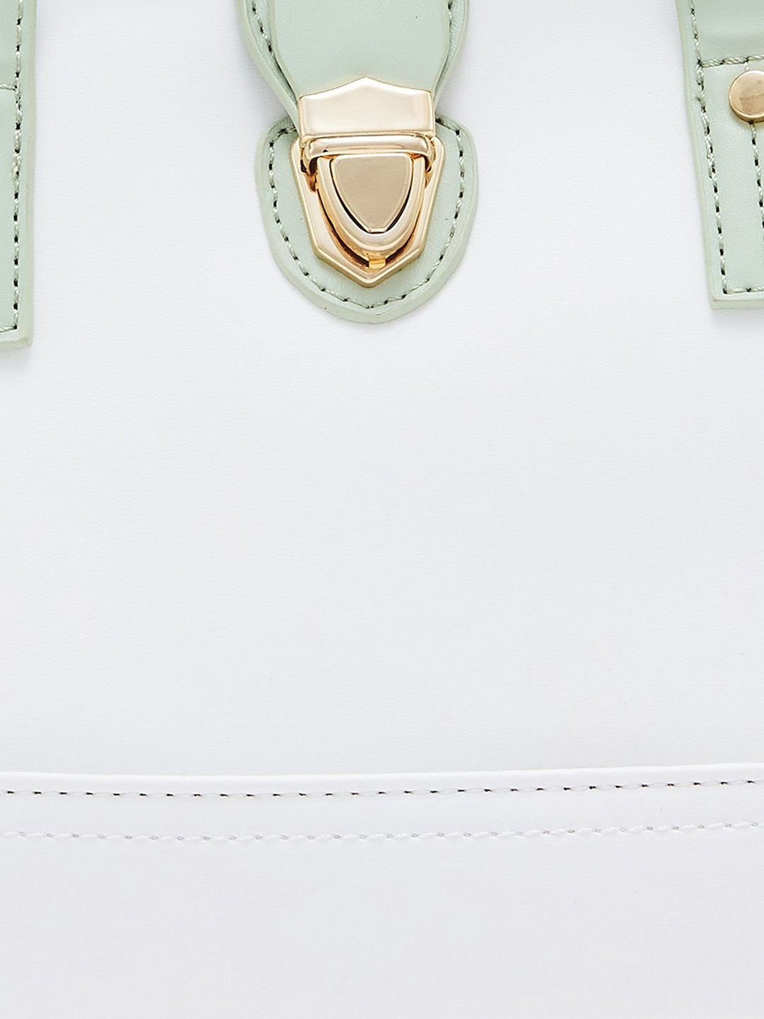 Globus Mint Green Solid Medium Handbag